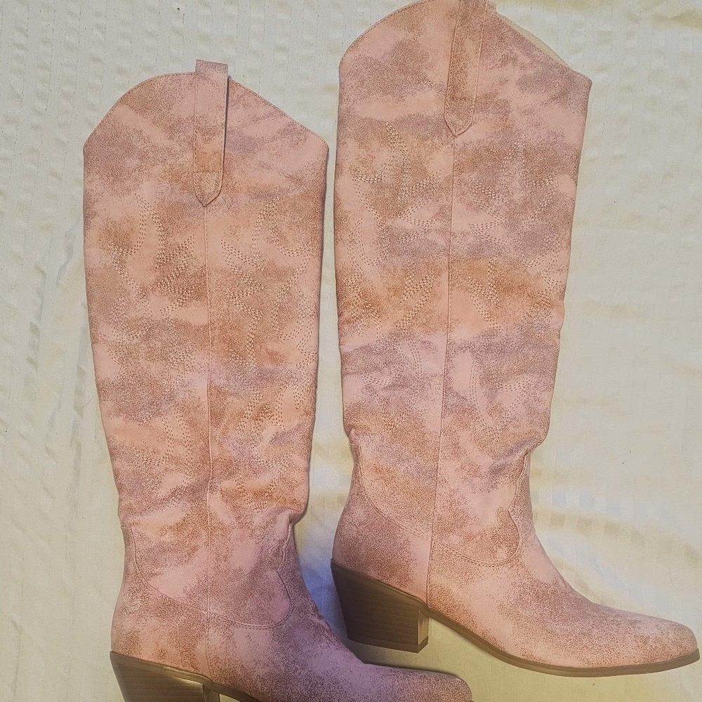 NEW, Pink cowboy boots